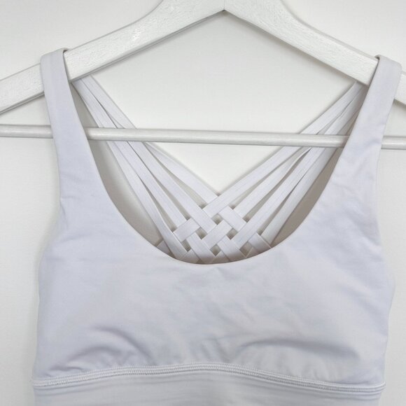 Lululemon Sports bra White Size 4 - Picture 6 of 6